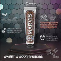 Kem Đánh Răng MARVIS Sweet & Sour Rhubarb Toothpaste 75ML