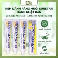 Kem đánh răng muối Sunstar, kem trắng sáng răng Nhật Bản