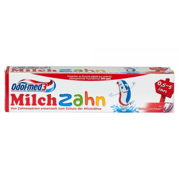 Kem Đánh Răng Odol-med 3 Milch Zahn dành cho bé trên 6 tuổi