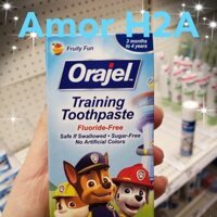 Kem đánh răng ORAJEL Training toothpaste ( dành cho trẻ em )