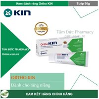 Kem đánh răng ORTHOKIN [KIN Ortho] - Chuyên biệt cho răng niềng, chỉnh nha Ortho KIN