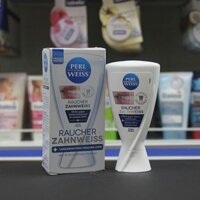 KEM ĐÁNH RĂNG PERL WEISS CHO NGƯỜI HAY HÚT THUỐC LÁ UỐNG CAFE - Hàng nội địa Đức.