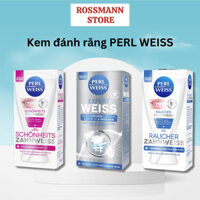 Kem đánh răng Perl Weiss Đức 50ml, làm sạch & tẩy trắng răng, mùi thơm của Đức
