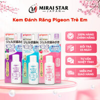 Kem Đánh Răng Pigeon Gel Hương Dâu, Nho, Xylitol, Dành Cho Trẻ Em, Lọ 50g/40ml
