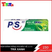 Kem Đánh Răng PS Bảo Vệ Răng 1 2 3 Hương Trà Xanh Hộp 240g