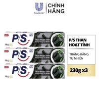 Kem đánh răng p/s than hoạt tính (3 cây x230g)