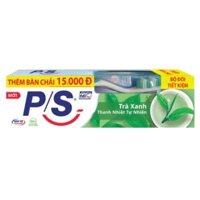 Kem đánh răng PS trà xanh 180g tặng BCĐR
