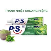 Kem Đánh Răng P/S Trà Xanh Thanh Nhiệt 123 100g loại bỏ dấu hiệu nhiệt miệng - Combo 3 tuýp