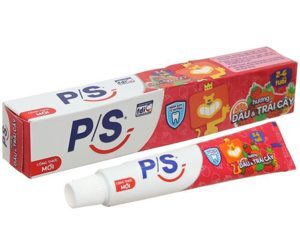Kem đánh răng P/S trẻ em hương dâu và trái cây 45g - Dành cho bé từ 2 đến 6 tuổi