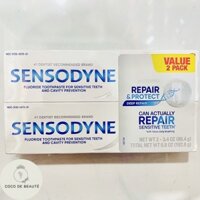 KEM ĐÁNH RĂNG SENSODYNE CHO RĂNG NHẠY CẢM REPAIR AND PROTECT SENSITIVE TEETH MỸ