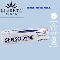 Kem đánh răng Sensodyne Mỹ ⚡ CAM KẾT CHÍNH HÃNG ⚡ Kem đánh răng giảm ê buốt Sensodyne Advanced Whitening Sensitive 24/7