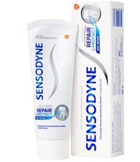 Kem đánh răng Sensodyne Repair And Protect Deep Repair Whitening giảm ê buốt răng, cơ chế phục hồi sâu (100g)