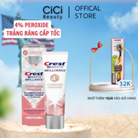 Kem Đánh Răng siêu trắng Crest 3D White Brilliance  4% Hydrogen peroxide