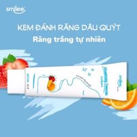 Kem đánh răng Smilee hương quýt dâu, an toàn, trắng răng, sạch khuẩn