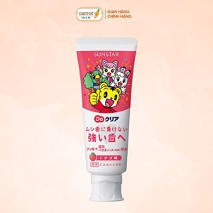 Kem đánh răng Sunstar vị dâu Nhật Bản dành cho bé