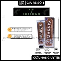 Kem Đánh Răng Sweet & Sour Rhubarb - Marvis (Italia) Giúp Làm Trắng Răng, Đánh Bật Mảng Bám.