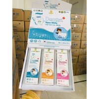 Kem đánh răng tạo bọt Dentist nano hộp 3 lọ trắng răng sạch mảng bám ngăn ngừa sâu răng viêm lợi