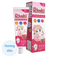 Kem đánh răng thảo dược cho bé 0 - 6 tuổi Ích Nhi hương dâu 50g