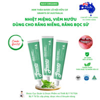 Kem đánh răng thảo dược Grants dùng cho người niềng răng và răng sứ, giảm ê buốt với tinh chất lô hội của Úc
