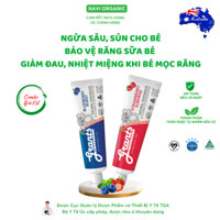 Kem Đánh răng thảo dược Grants vị dâu tây, việt quất tự nhiên của Úc giúp bé chăm chỉ đánh răng