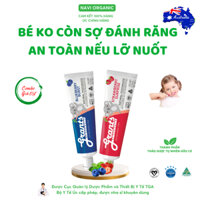 Kem đánh răng thảo dược hữu cơ Grants - 75g- cho bé vị dâu tây và việt quất, bảo vệ răng sữa cho bé.