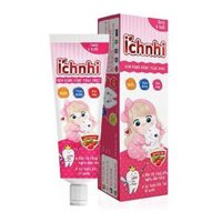 Kem đánh răng thảo dược Ích Nhi hương dâu 50g dưới 6 tuổi