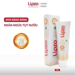 Kem đánh răng thảo dược Lipzo Gum Protect 95g - ngừa tụt lợi, hôi miệng, viêm họng