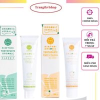 Kem Đánh Răng Thảo Dược Organic Amthai ngừa nhiệt miệng, thơm miệng và ngừa mảng bám không bằng hóa chất