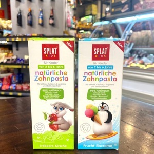 Kem đánh răng thảo mộc hữu cơ Splat Kids cho bé 2 tuổi đến 6 tuổi