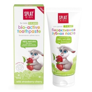 Kem đánh răng thảo mộc hữu cơ Splat Kids cho bé 2 tuổi đến 6 tuổi