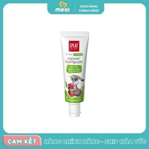 Kem đánh răng thảo mộc hữu cơ Splat Kids cho bé 2 tuổi đến 6 tuổi
