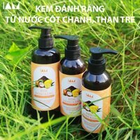 Kem đánh răng thảo mộc từ nước cốt chanh, dầu dừa, bột than tre hoạt tính 250ml