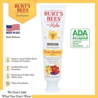 Kem đánh răng trẻ em Burt's Bee có flouride