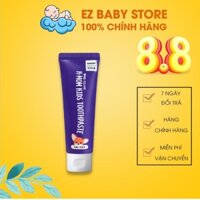 Kem đánh răng trẻ em ít flouride K-Mom chứa các thành phần tự nhiên có vị nho an toàn cho bé từ 3-8 tuổi (50g)