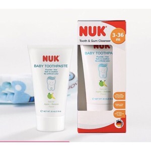 Kem đánh răng trẻ em không flouride NUK 3-36 tháng (50ml)