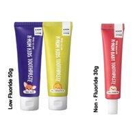 Kem đánh răng trẻ em không chứa fluoride K-mom 30 gram, cho bé 6 tháng - 12 tuổi