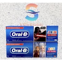 Kem Đánh Răng Trẻ Em ORAL-B Kids 3 & 6 Years Sugar Shield 92G Ngừa Sâu Răng Toàn Diện - Chính Hãng