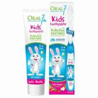 Kem đánh răng trẻ em Oral7 nuốt được, vị trái cây 40ml (cho bé từ 3-12 tuổi)