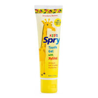 Kem đánh răng trẻ em với Xylitol - Spry (Hương Dâu - Chuối)