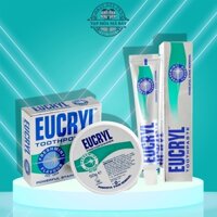 Kem đánh răng và bột làm trắng răng Eucryl giúp hàm răng trắng sáng 50g - 62g Anh