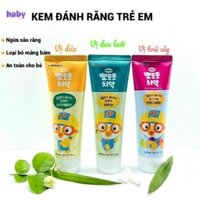 KEM ĐÁNH RĂNG VỊ TRÁI CÂY CHO BÉ HIỆU PORORO HÀN QUỐC