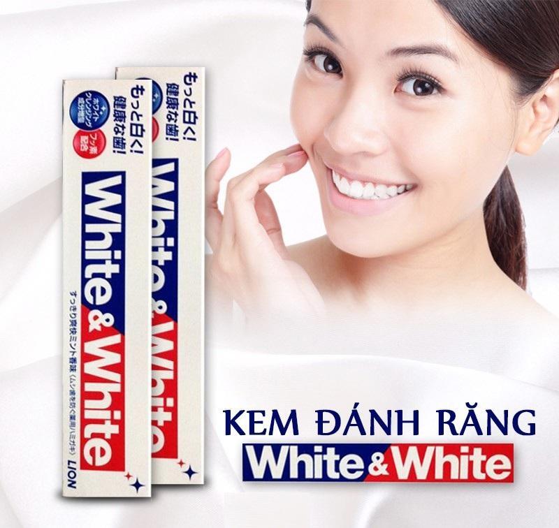 Kem đánh răng White & White Lion - 150 g