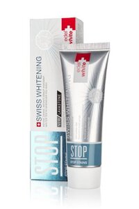 Kem đánh răng Whitening Stop Stains Thụy sĩ 75ml
