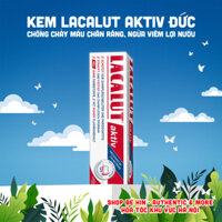 Kem đánh răng y tế Lacalut Aktiv Đức, 100ml, chống tụt lợi, viêm nướu, chảy máu chân răng