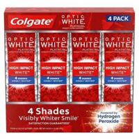 Kem đánh siêu trắng răng Colgate Optic White High Impact White 127g x 4