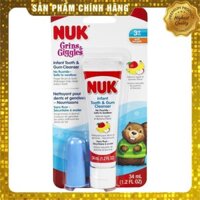 Kem đánh tưa lưỡi NUK cho bé 3m+ - Hachi xách tay chính hãng