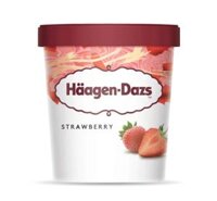 Kem Dâu, Strawberry Ice Cream (473ml) - HAAGEN-DAZS
