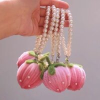 Kem Dâu Xoắn Thanh Chất Liệu Bí Mật Đặc Biệt Gói Tay Đan Mặt Dây Chuyền Giả Lông Cừu Hoa Chất Liệu Làm Tóc Root Bar Mã Hóa 24.11.2