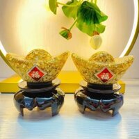 [Kèm đế] Thỏi vàng Tài lộc Phong Thủy - Thỏi VÀNG PHONG THUỶ