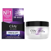 Kem đêm chống nhăn và nâng cơ Olay Anti-Wrinkle Firm & Lift Moisturiser Night Cream 50ml